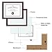 Golden State Art, 11x14 Diploma Frame, Certificate Frame 8.5x11 with Double Mat or 11x14 without Mat, Mahogany Wood and Tempered Glass Front, for Document/Photo (1 Pack)