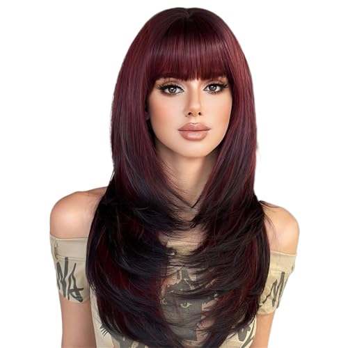Perruque cheveux longs pour retrouver du volume et une frange parfaite