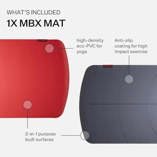 Les Mills™ MBX MAT™ Dual Sided Exercise Mat For Yoga and Dynamic Exercise Training At Home and Gym Use - Image 3