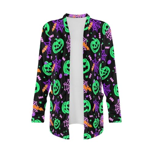 Image of Women's Lightweight Cardigans with Pockets Trendy Long Sleeve Open Front Cardigan Casual Tops Jackets Fall Oufits S-2XL
