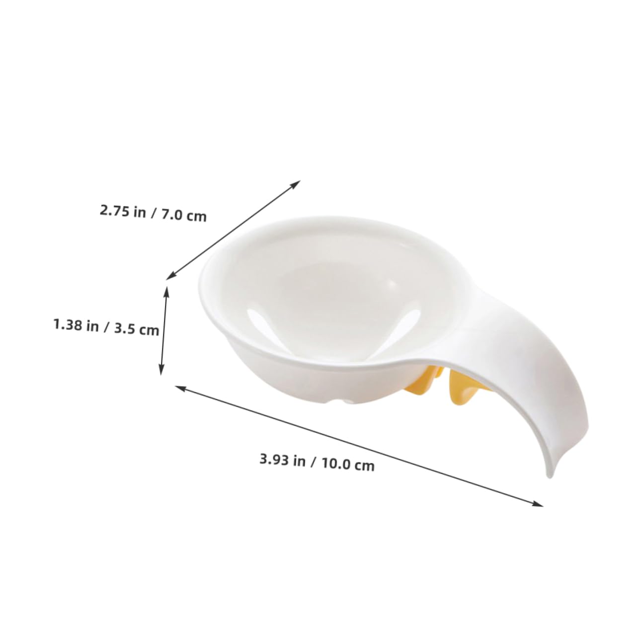 SOLUSTRE 2pcs Egg Yolk White Separator Ergonomic Design for Easy Separation for Baking Cooking and Meal Prep Efficient Egg Extractor Tool for Home Professional Use