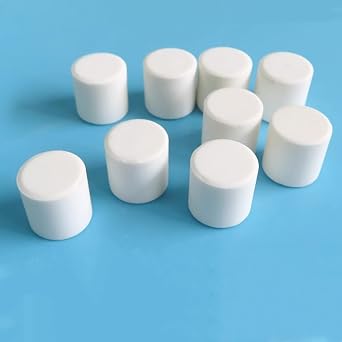 2pcs Solid Alumina Ceramic Cylinder,Insulating, Wear-Resistant &High-Temperature-Resistant Ceramic Rod (40X40 mm)