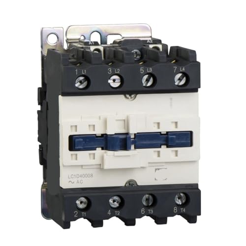 Contacteur LC1D40008P7 Schneider 4P 2NO+2NC bobine 230V AC 60A