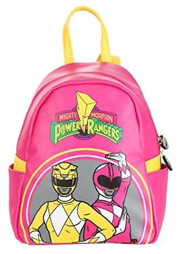 Pink & Yellow Power Rangers Backpack | TV Show Backpacks Standard