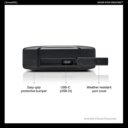 G-Technology 5 TB Water Resistant External Hard Drive - Image 5