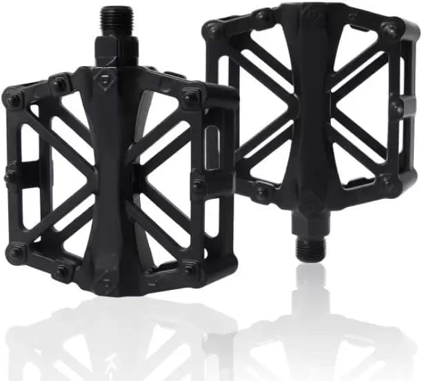 Image of Mountain Bike Pedals, Lightweight Aluminium Alloy, Black
