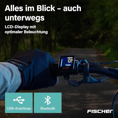 Fischer E-Bike MTB Montis 10.0i Ultimate Elektrofahrrad für Damen und Herren, RH 43, Mittelmotor 90 Nm, 36 V Akku – Bild 6