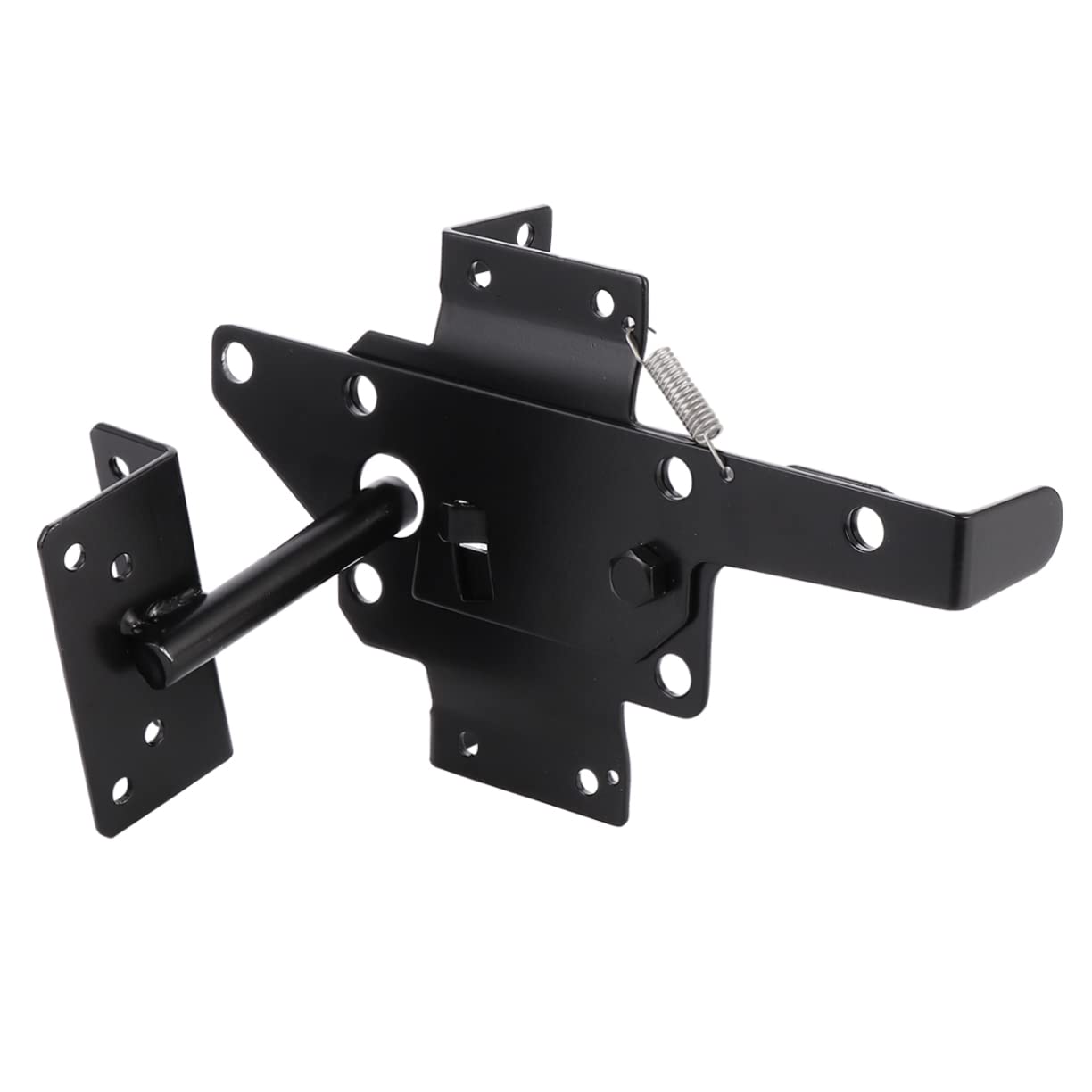 Gadpiparty Pestillo Automático para Puerta de Acero Grueso Pestillo Autoblocante Resistente para Puertas de Madera y Metal Seguridad para Jardín de Patio 1 Unidad para Uso Interior