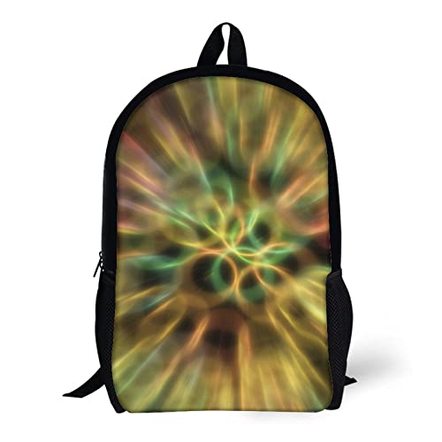 Mochila escolar de 17 pulgadas con estampado 3D unisex para estudiantes 5