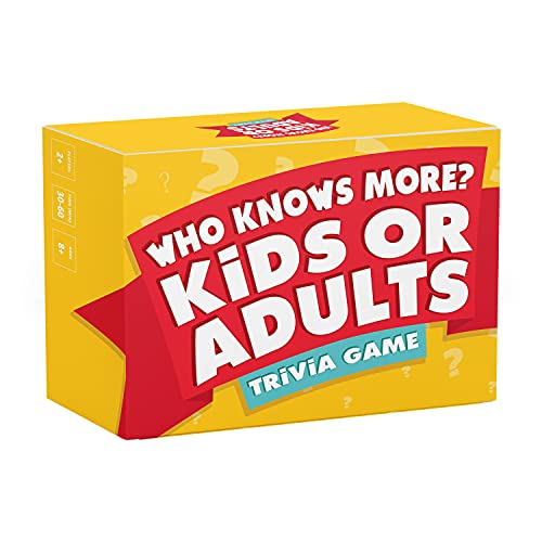 Who Knows More? Kids or Adults, The Ultimate Trivia Game for Kids...
