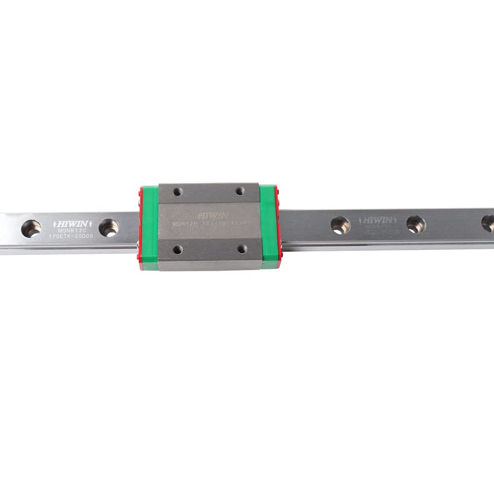 Carrelli originali Hiwin MGN12 400mm L MGNR12C Guide lineari 1 pz 300mm for stampante 3D BLV MGN Cube Guida lineare Hiwin MGN12H(500mm)