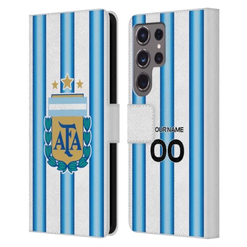 Étui Argentine Samsung S24 Ultra housse portefeuille cuir personnalisé foot