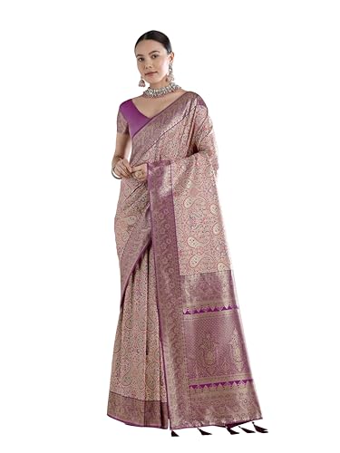 Monjolika Fashion Women's Pure Kanjivaram Style Pashmina Soft Sil...