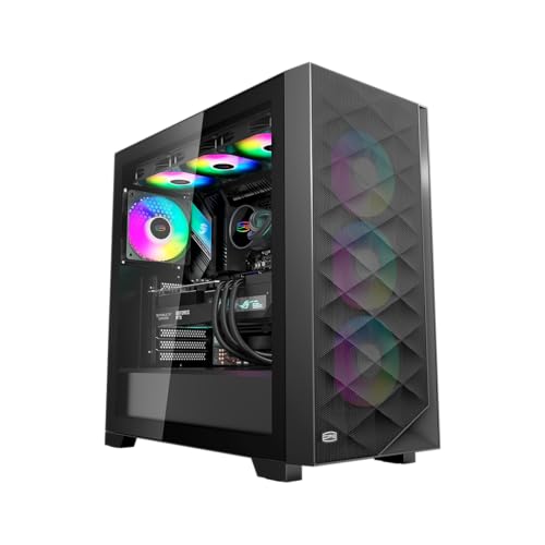 Amazon.co.jp: PCCOOLER CPS C3D510 ARGB PCケース ATXミドル