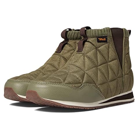 Teva Women's Reember Mid Moccasin, Burnt Olive, 8 Cover