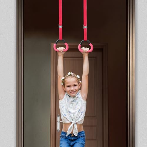 Set de 2 pares de anillas de gimnasia con correas ajustables miniatura 6