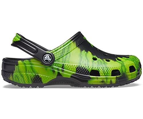 Image of Crocs Unisex Adult Black /Lime Punch Clog (205453)