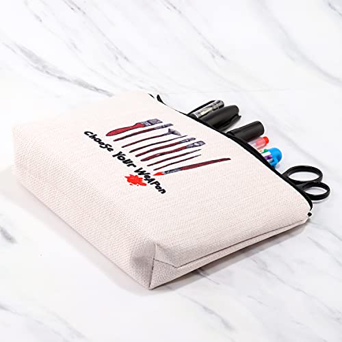 G2Tup Art Painting Artists Painter Gift Cosmetic Bag Paint Palette Brush Accessories Pouch For Art Teacher (Palette Brush Makeup Bag) #TOP2