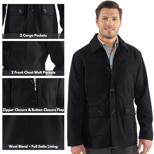 Alpine Swiss Wyatt Mens Classic Barn Coat3