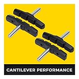Cantilever Bremsbeläge 2 Paar 70mm Symmetrisch I Für Shimano, Tektro, Avid, Sram, XLC UVM I Hohe Bremsleistung I Langlebige & Passgenaue Bremsklötze