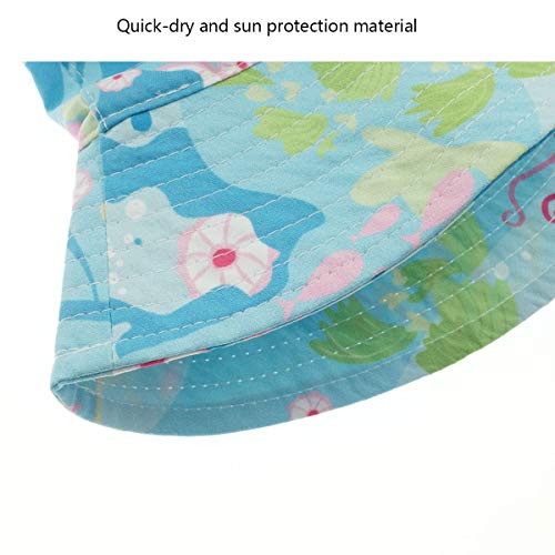 Happy Cherry - Vissershoed voor baby's, kinderen, 3 maanden tot 6 jaar, zachte jeans, zonnehoed met vleugels, voor… - Image 7