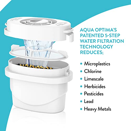 Aqua Optima Lumi Chilled Filtered Water Dispenser - Reduces Limescale, Microplastics, Chlorine & Lead with the Evolve+ Water Filter Cartridge - Countertop 8.2L Cooler for Home & Office - Image 4