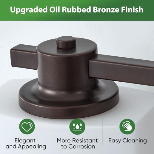 Image of 23 Inch Oil Rubbed Bronze Vanity Light for Bathroom Light Fixtures Over Mirror 3 Light Bathroom Vanity Light Vintage Rustic Farmhouse Lighting Bulb lamp Modern Above Sink wall Sconce