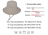 Malaxlx Baby Toddler Kids Beige Bucket Sun Hat for 6 Months - 2 Years Old Girls Boys Summer Beach Hat Infant Wide Brim - Image 5