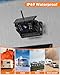 Wireless Solar Backup Camera for Trailer: Long-Range Signal Magnetic Backup Camera for Travel Trailer 7-Inch DVR Monitor 1080P HD Night Vision by Rohent - A70