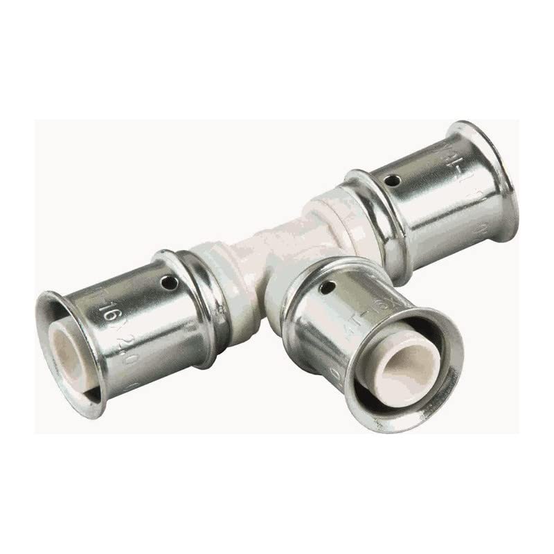 Tubo multicapa DW Prensado Pieza en T de PPSU 16 x 16 x 16 mm