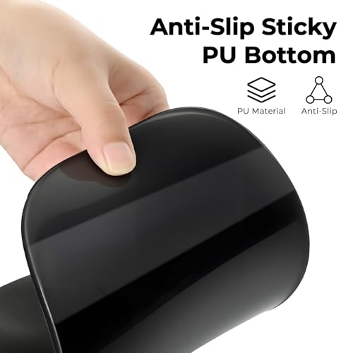 Miniatura 5 de Eoocoo Alfombrilla Ratón Ergonomica Con Reposamuñecas De Gel, Duradero Mouse Pad, Lavable Alfombrilla De Ratón, Base Antideslizante, Mousepad Para Oficina, Juegos, Computadora Portátil, Negro