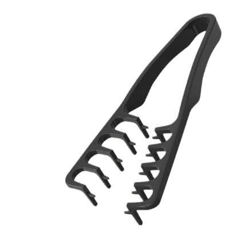 2 Piezas Peine Texturizante Hombre, Peine de Dientes Anchos, Herramienta para Dar Volumen a Las Raíces para Raíces y Flequillo, para Uso de Peluquería Negro + Rosa