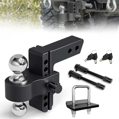 Suemoss Adjustable Trailer Hitch Mount with 2