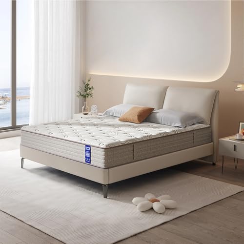 Image of Twin Mattress 12 inch, Medium Firm Hybrid Mattresses with Gel Cooling Memory Foam and Pocket Springs, Twin Mattress in a Box, Pressure Relief, Motion Isolation, CertiPUR-US