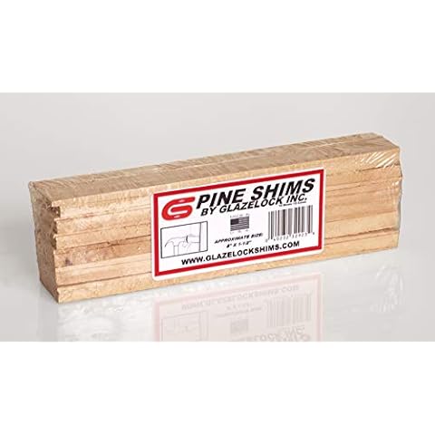Glazelock 12 Pack Wood Shims (12, Individual 12 Pack) Cover