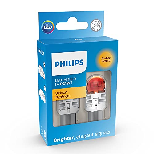 Philips Ultinon Pro6000 LED foco de señalización para automóvil (PY21W amber), Versión anterior
