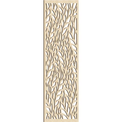 Image of Ortonville Decorative Pierced Fretwork Wood Wall Panels, 29 3 /8 inchW x 74 3 /8 inchH x 3 /8 inchT, Birch