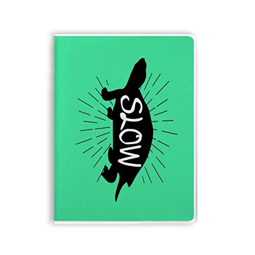 Carnet tortue noire à couverture souple pour vos notes quotidiennes