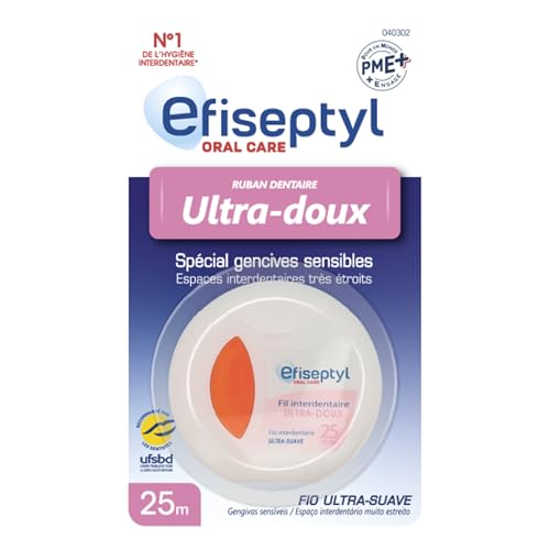 Efiseptyl - Hilo dental ultrasuave (25 m, 1 unidad)