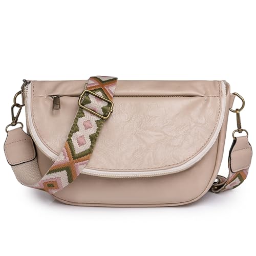Image of Crossbody Bags For Women Trendy, Vegan Leather Hobo Handbag Shoulder Purse For Ladies with Adjustable Strap