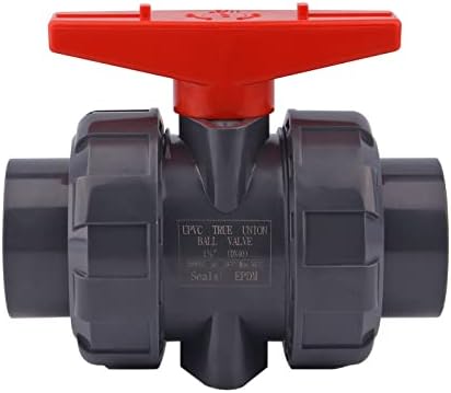 Amazon.com: True Union Ball Valves Kit, 1-1/2'' UPVC Full Flow Ball ...