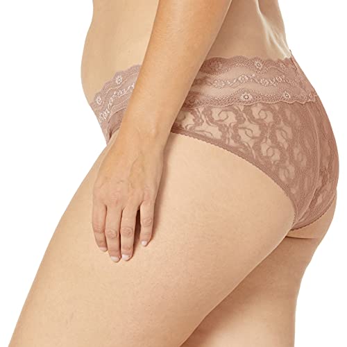 B.tempt'd By Wacoal Women's Lace Kiss Hipster Panty, Au Natural, L #TOP1