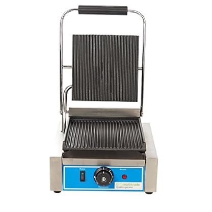 Panini grill, GS Multitrade Sandwichtoaster, Kontaktgrill, Gastro, Edelstahl, – Bild 3
