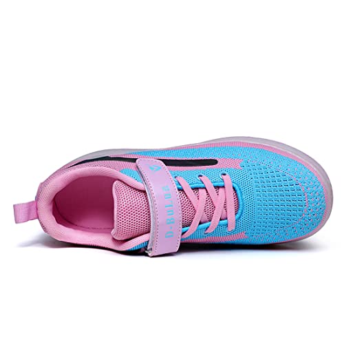 Tênis De Led Meninas Infantil, Com Duas Rodinhas Sapatos casuais Calçados de patinação Sobre Rodas p