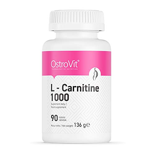 Ostrovit L-Carnitine 1000 90 Comprimés | Brûleur de graisse non stimulant | Perte de poids | Réduction des tissus adipeux | Transformez les graisses en énergie Cover