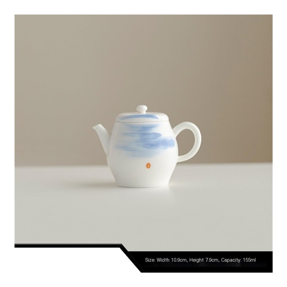 Zestaw do herbaty z ceramicznym czajnikiem, do użytku domowego, do herbaty Kung Fu, do chińskiego czajnika Zen, do salonu, do napojów, na herbatę, mleko, kawę, do biura