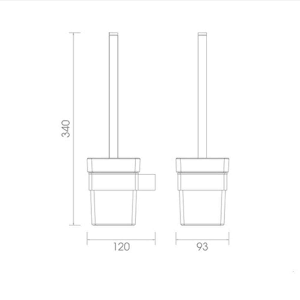 Szczotka do WC, Głowica Easy Clean - Zestaw szczotek do czyszczenia toalety w łazience Łazienka szczotka do WC Uchwyt na szczotkę do WC Akcesoria łazienkowe