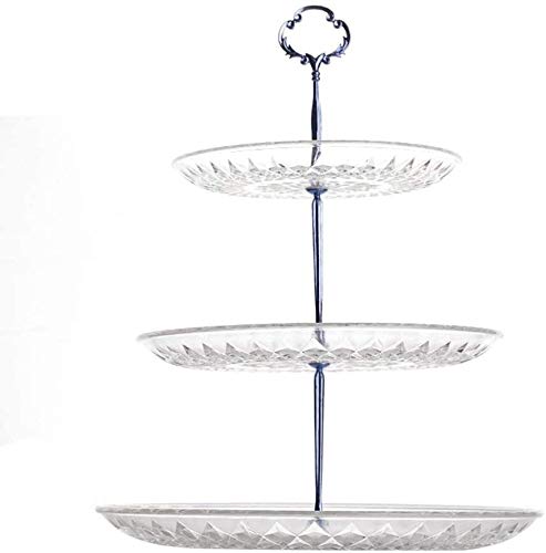 Frutero Fruteros de Cocina Mesa De Postre De Placa De Fruta De Tres Niveles De Estilo Europeo, Soporte De Pastel De Múltiples Capas, Placa De Fruta Seca, Bandeja De Bocadillos De Té, Mesa De Postres,