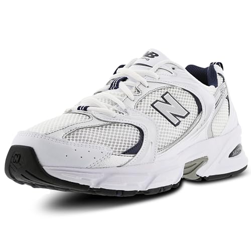 New Balance Homme 530 Sneaker, Blanc/Bleu (110), 41 EU