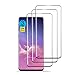 Produktbild AMNIE [3 Stück] Schutzfolie Panzerglasfolie für Samsung Galaxy S10, [Kratzresistent] [Fingerabdruckresistent] [Ultradünn] Flexible Fiberglasschutzfolie für das Samsung Galaxy S10 - Schwarz